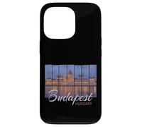 Souvenir Vintage du Parlement de Budapest Hongrie Coque pour iPhone 13 Pro