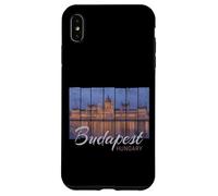 Souvenir Vintage du Parlement de Budapest Hongrie Coque pour iPhone XS Max