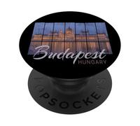 Souvenir Vintage du Parlement de Budapest Hongrie PopSockets PopGrip Adhésif