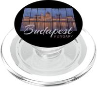 Souvenir Vintage du Parlement de Budapest Hongrie PopSockets PopGrip pour MagSafe