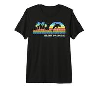 Souvenir Vintage Isle of Palms SC Retro Dolphin Lover Souvenir T-Shirt Haut de Gamme