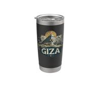Souvenir vintage paysage de Gizeh rétro Gobelet isotherme en acier inoxydable double paroi