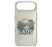 Souvenir Vintage Paysage du Laos rétro Coque pour iPhone Air