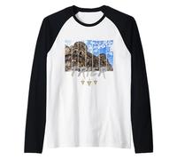 Souvenir Vintage Porta Nigra à Trier sur la Moselle. Manche Raglan