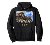 Souvenir Vintage Porta Nigra à Trier sur la Moselle. Sweat à Capuche