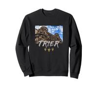 Souvenir Vintage Porta Nigra à Trier sur la Moselle. Sweatshirt