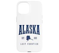 Souvenir Vintage Pride de l'Alaska The Last Frontier Coque pour iPhone 15