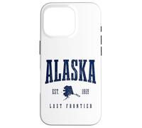 Souvenir Vintage Pride de l'Alaska The Last Frontier Coque pour iPhone 16 Pro