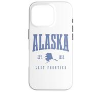 Souvenir Vintage Pride de l'Alaska The Last Frontier Coque pour iPhone 16 Pro