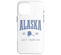 Souvenir Vintage Pride de l'Alaska The Last Frontier Coque pour iPhone 16 Pro Max