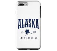 Souvenir Vintage Pride de l'Alaska The Last Frontier Coque pour iPhone 7 Plus/8 Plus