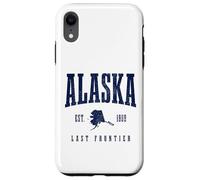 Souvenir Vintage Pride de l'Alaska The Last Frontier Coque pour iPhone XR