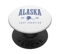 Souvenir Vintage Pride de l'Alaska The Last Frontier PopSockets PopGrip Adhésif