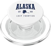 Souvenir Vintage Pride de l'Alaska The Last Frontier PopSockets PopGrip pour MagSafe