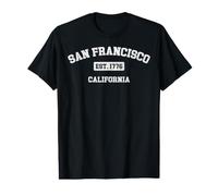 Souvenir Vintage San Francisco Californie CA Est. 1776 T-Shirt Graphique avec Valeur