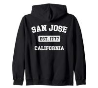 Souvenir Vintage San Jose Californie CA Est. 1777 Sweat à Capuche