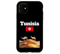 Souvenir Voyage Tunisie Amoureux du désert du Sahara Drapeau Tunisien Coque pour iPhone 11