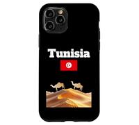 Souvenir Voyage Tunisie Amoureux du désert du Sahara Drapeau Tunisien Coque pour iPhone 11 Pro