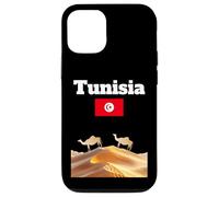 Souvenir Voyage Tunisie Amoureux du désert du Sahara Drapeau Tunisien Coque pour iPhone 12/12 Pro