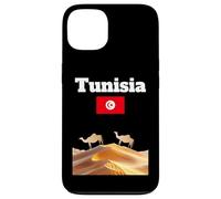 Souvenir Voyage Tunisie Amoureux du désert du Sahara Drapeau Tunisien Coque pour iPhone 13