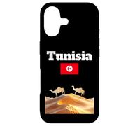 Souvenir Voyage Tunisie Amoureux du désert du Sahara Drapeau Tunisien Coque pour iPhone 17