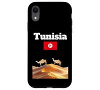 Souvenir Voyage Tunisie Amoureux du désert du Sahara Drapeau Tunisien Coque pour iPhone XR