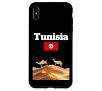 Souvenir Voyage Tunisie Amoureux du désert du Sahara Drapeau Tunisien Coque pour iPhone XS Max