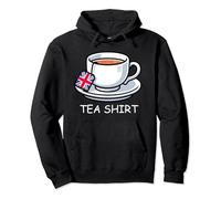 Souvenirs amusants avec drapeau anglais « I Love English Tea » Sweat à Capuche
