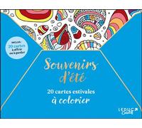 Souvenirs d’été : 20 cartes estivales à colorier - Collectif - Leduc Creatif - Jeux livres objets