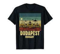 Souvenirs de Budapest Hongrie Parlement Hommes Femmes Voyage T-Shirt