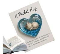 Souvenirs de chats | Décoration de cartes mignonnes en forme de cœur - Cartes émotionnelles pour adultes | Pour les femmes et les filles de la famille pour apaiser avec compassion, encouragement et