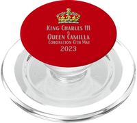 Souvenirs de couronnement King Charles III et Queen Camilla PopSockets PopGrip pour MagSafe
