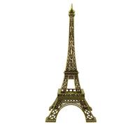Souvenirs de France - Tour Eiffel Miniature Métal - Couleur : Bronze - Taille : 9 cm