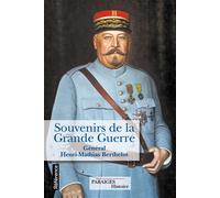 Souvenirs de la Grande Guerre - H.M. Berthelot - Des Paraiges - broché - Essai