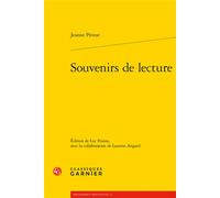 Souvenirs de lecture - Luc Fraisse - Classiques Garnier - broché - Essai