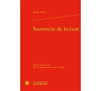Souvenirs de lecture - Luc Fraisse - Classiques Garnier - relié - Essai