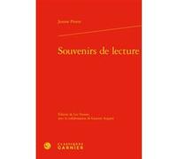 Souvenirs de lecture Luc Fraisse (Collection dirigée par), Luc Fraisse (Editeur du volume), Jeanne Proust (Auteur), Marc Lambron (Préface)