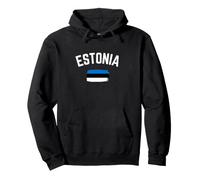 Souvenirs de l'Estonie Drapeau Estonien Europe Cadeaux de Vacances Sweat à Capuche