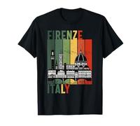 souvenirs de l'italie firenze Florence rétro vintage skyline T-Shirt