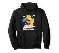 Souvenirs de Malaga Espagne Espagne Voyage Hommes Femmes Sweat à Capuche