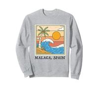 Souvenirs de Malaga Espagne Espagne Voyage Hommes Femmes Sweatshirt