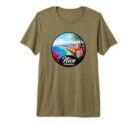 Souvenirs de Nice T-Shirt Haut de Gamme