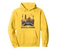 Souvenirs de Séville Espagne Séville Espagne Rappel Skyline Sweat à Capuche