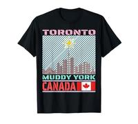 Souvenirs de Symbole Canadien Horizon de Toronto Canada T-Shirt