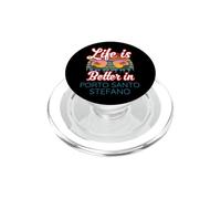 Souvenirs de Vacances « Life is Better in Porto Santo Stefano ! » PopSockets PopGrip pour MagSafe