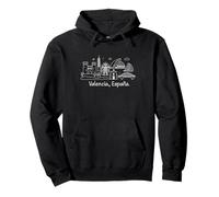 Souvenirs de Valence Espagne Skyline Valencia España Sweat à Capuche
