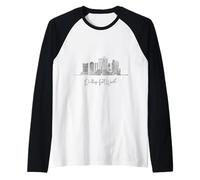 Souvenirs de voyage américains Dallas-Fort Worth Texas Skyline Manche Raglan