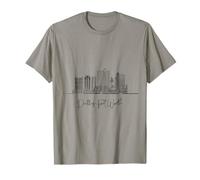 Souvenirs de voyage américains Dallas-Fort Worth Texas Skyline T-Shirt
