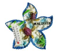 Souvenirs de voyage des Maldives Aimants de réfrigérateur 3D Attractions de la ville Aimants décoratifs pour réfrigérateur Trois dimensions Décoration de la maison de cuisine