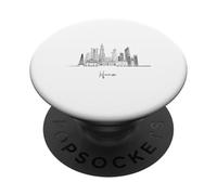 Souvenirs de voyage en Asie d'horizon du Vietnam de Hanoi PopSockets PopGrip Adhésif